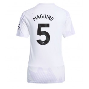 Manchester United Harry Maguire #5 Udebanetrøje Dame 2025-26 Kortærmet